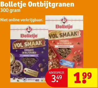 Kruidvat Bolletje Ontbijtgranen 300 gram aanbieding