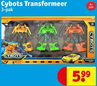 Kruidvat Cybots Transformeer 3-pak aanbieding