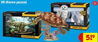 Kruidvat 3D dieren puzzel aanbieding