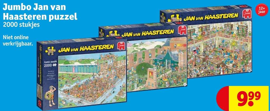 Jumbo Jan van Haasteren puzzel 2000 stukjes aanbieding bij Kruidvat