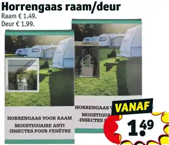 Kruidvat Horrengaas raam/deur aanbieding