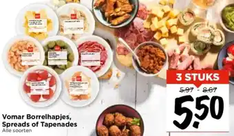 Vomar Voordeelmarkt Borrelhapjes, Spreads of Tapenades aanbieding