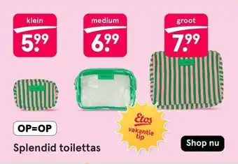 Etos Splendid toilettas aanbieding