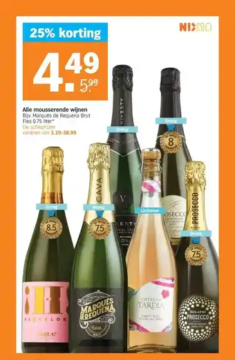 Albert Heijn Alle mousserende wijnen aanbieding