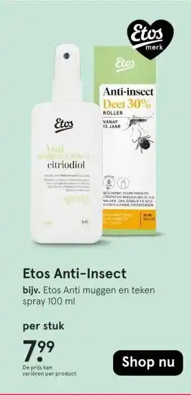 Etos Etos Anti-Insect aanbieding