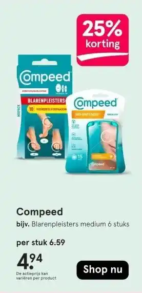 Etos Compeed aanbieding