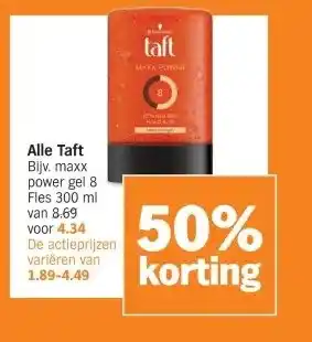 Albert Heijn Alle Taft aanbieding