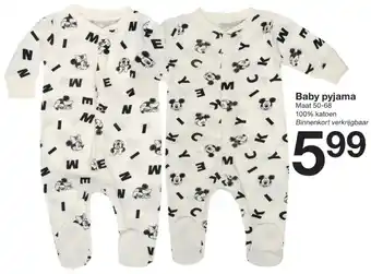Zeeman Baby pyjama aanbieding