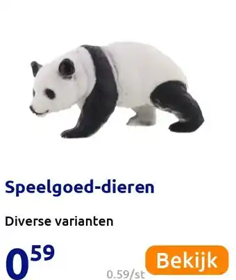 Action Speelgoed-dieren aanbieding