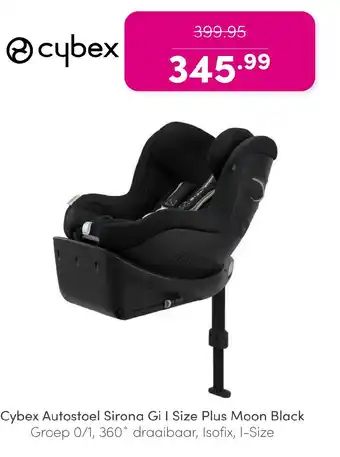 Baby & Tiener Cybex autostoel sirona gi l size plus moon black groep 0/1 360 draaibaar isofix l size aanbieding