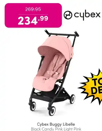 Baby & Tiener Cybex buggy libelle black candy pink light pink aanbieding