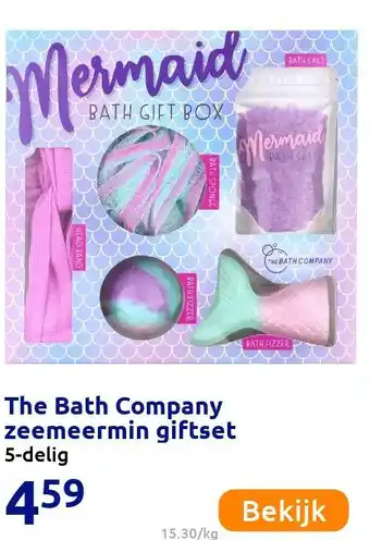 Action The Bath Company zeemeermin giftset aanbieding