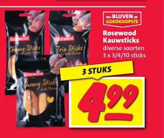 Nettorama Rosewood Kauwsticks aanbieding