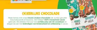 Jumbo (H)EERLIJKE CHOCOLADE aanbieding