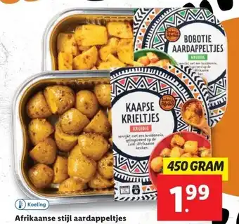 Lidl Afrikaanse stijl aardappeltjes aanbieding