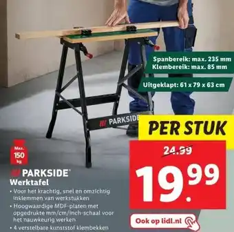 Lidl Werktafel aanbieding