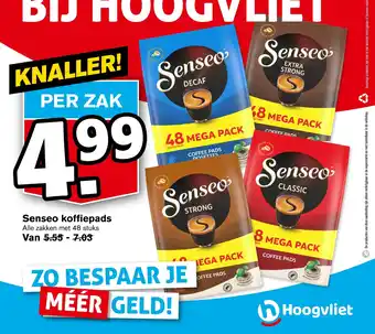 Hoogvliet Senseo koffiepads aanbieding