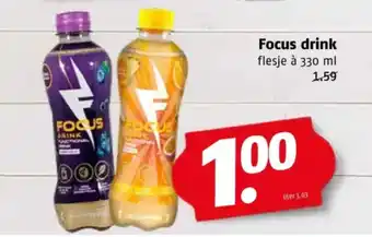 Poiesz Focus drink 330 ml aanbieding