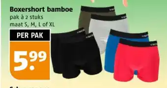Poiesz Boxershort bamboe aanbieding