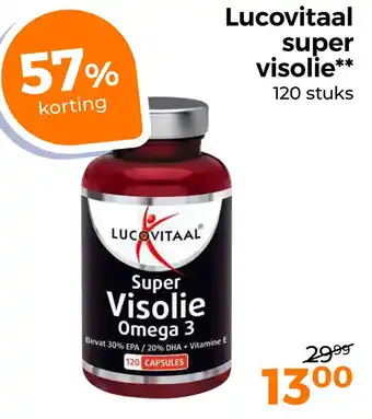 Trekpleister Lucovitaal super visolie** aanbieding