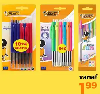 Trekpleister BIC schrijfwaren aanbieding