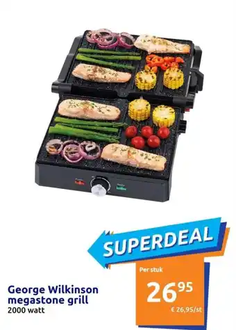 Action George Wilkinson megastone grill 2000 watt aanbieding