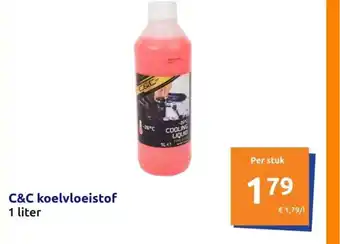 Action C&C koelvloeistof 1 liter aanbieding