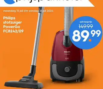 Blokker Philips stofzuiger PowerGo FC8242/09 aanbieding