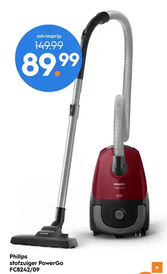 Blokker Philips stofzuiger PowerGo FC8242/09 aanbieding