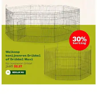 Welkoop Welkoop konijnenren Dribbel of Dribbel Maxi aanbieding