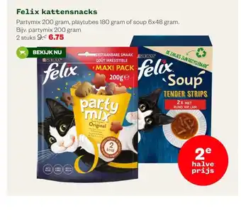 Welkoop Felix kattensnacks aanbieding