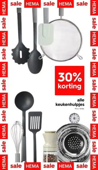 HEMA alle keukenhulpjes aanbieding