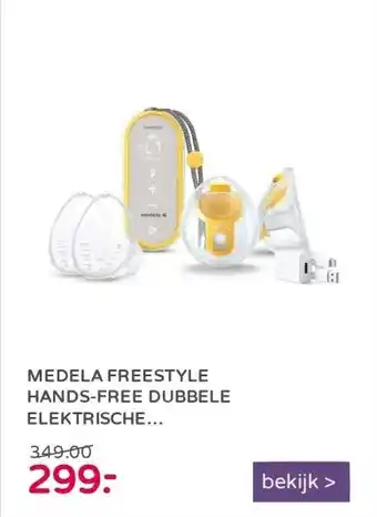 Prenatal Medela Freestyle Hands-Free dubbele elektrische borstkolf aanbieding