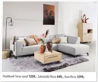 Pronto wonen Hoekbank Terzo aanbieding