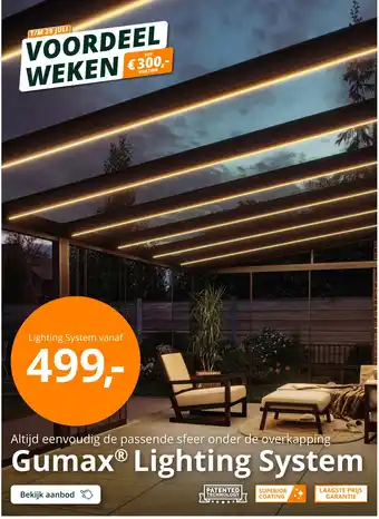 Tuinmaximaal Lighting System aanbieding