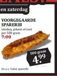 MCD Supermarkt VOORGEGAARDE SPARERIB aanbieding