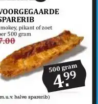 Boon`s Markt VOORGEGAARDE SPARERIB aanbieding