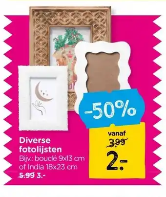 Xenos Diverse fotolijsten aanbieding