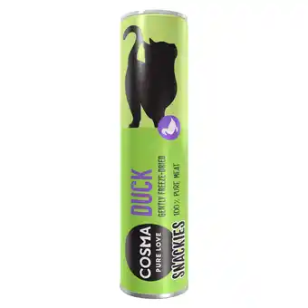 Zooplus 21g Snackies Original Eend Cosma Kattensnacks aanbieding