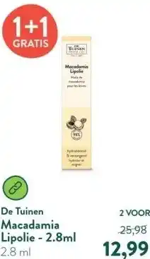 Holland & Barrett Macadamia Lipolie - 2.8ml aanbieding