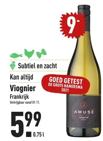 ALDI Viognier Amuse aanbieding