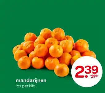 Spar mandarijnen aanbieding