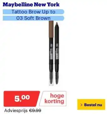 Bol.com Maybelline New York aanbieding