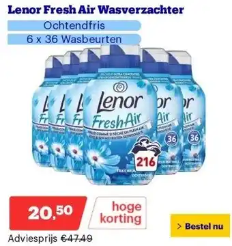 Bol.com Lenor Fresh Air Wasverzachter aanbieding