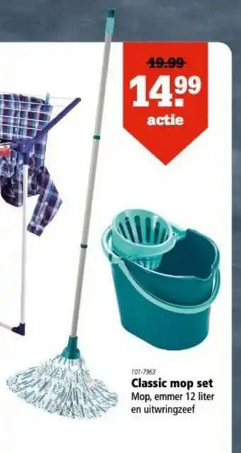 Marskramer Classic Mop Set 12 liter aanbieding