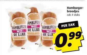Boni Hamburgerbroodjes aanbieding