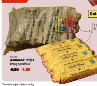 Marskramer Aanmaak Latjes aanbieding