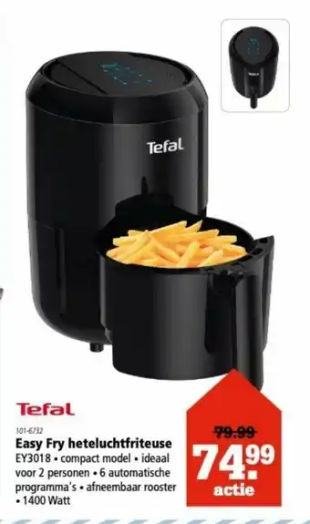 Marskramer Tefal Easy Fry Heteluchtfriteuse aanbieding