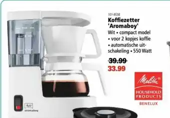 Marskramer Koffiezetter 'Aromaboy' aanbieding