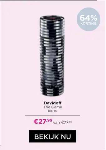 ICI Paris XL Davidoff The Game 100 ml aanbieding